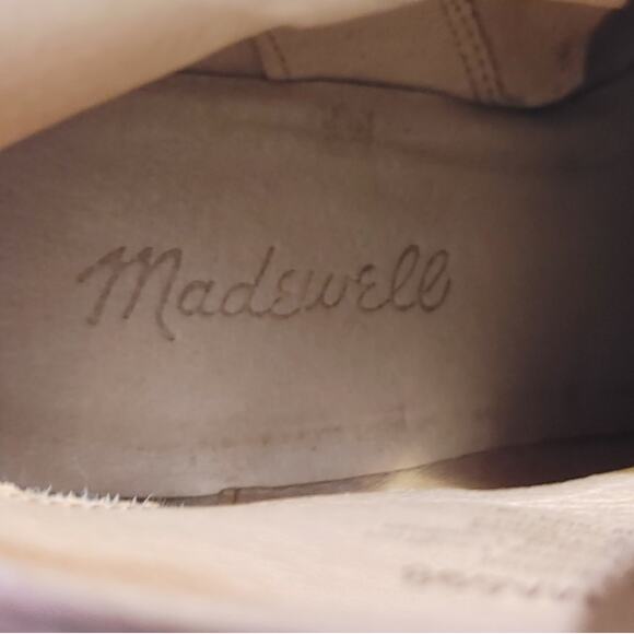 Madewell The Rosie Ankle Boots Snakeskin Pointed Toe Brown Leather Womens 6 - Picture 7 of 8